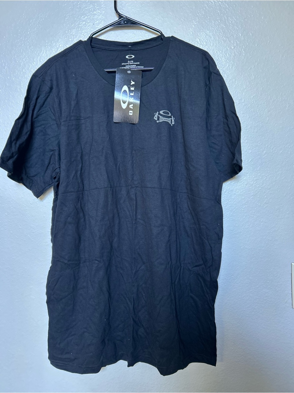 Oakley Blackout Brotherhood Skull Short Sleeve Tee Size XL